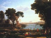 Claude Lorrain Landscape with the Marriage of Isaac and Rebekah China oil painting reproduction